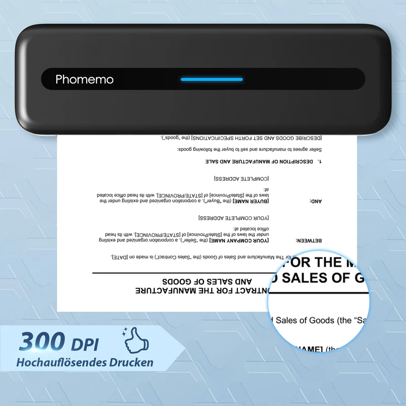 Phomemo M832 – Verbesserter tragbarer Thermodrucker
