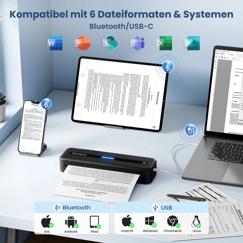Phomemo M832 – Verbesserter tragbarer Thermodrucker