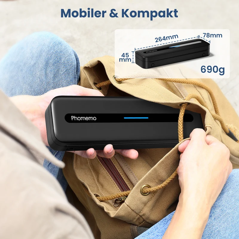 Phomemo M832 – Verbesserter tragbarer Thermodrucker