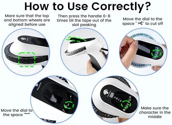 Phomemo Embossing Label Maker,Embossed Label Maker Machine with Tape,E975 Embosser Label Makers 3D Labeller,Vintage Label Printers for Home Use,Office and DIY with 3pcs Black Tape 9mm Standard Printer