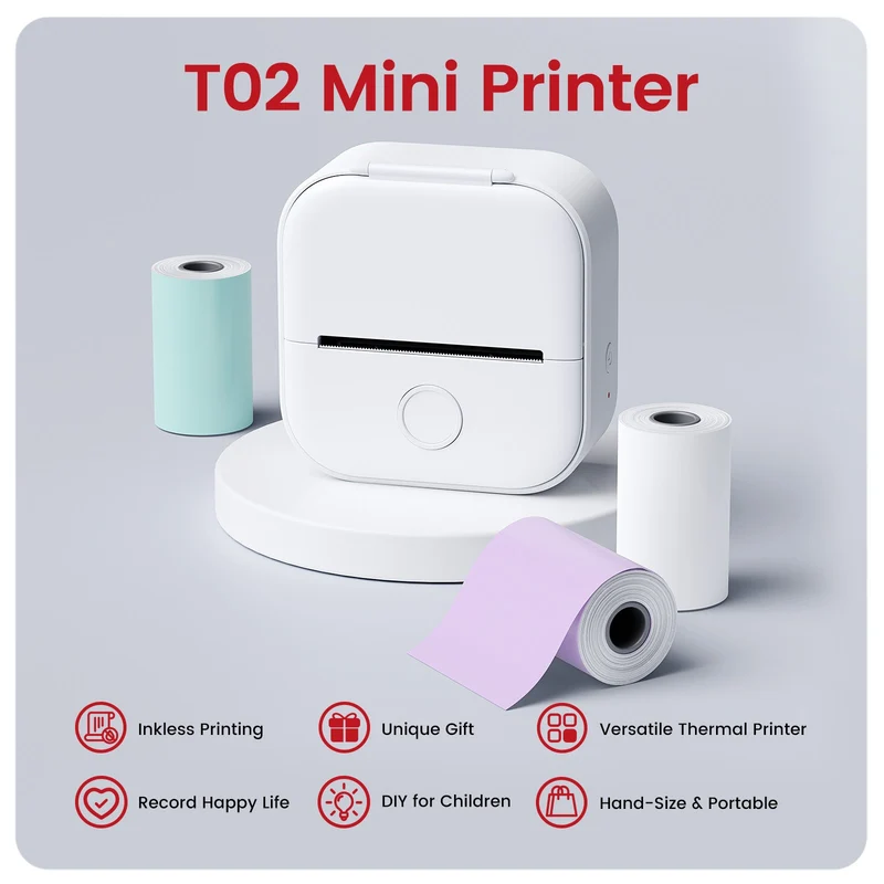 Phomemo (T02 Inkless Mini Printer) Christmas Gift Set