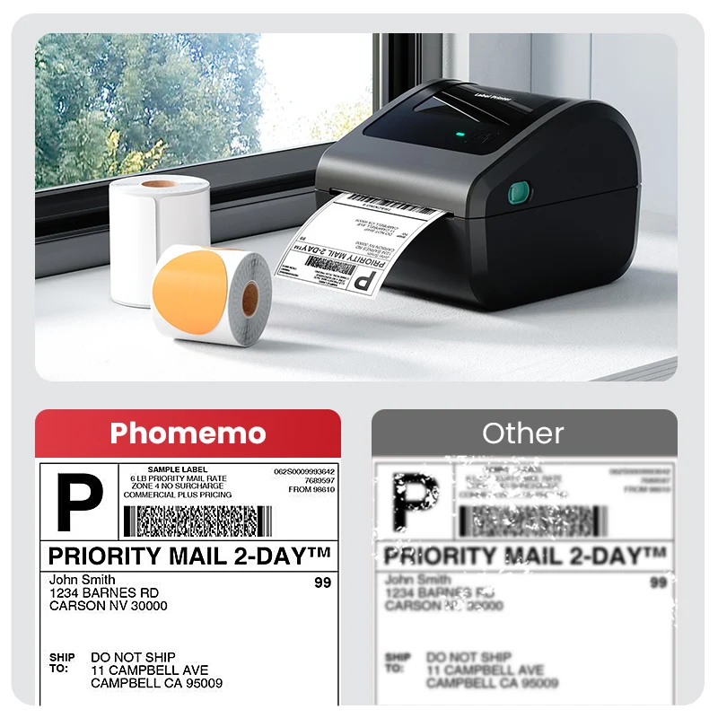 [New Arrival] Phomemo D450-BT Bluetooth Shipping Label Printer