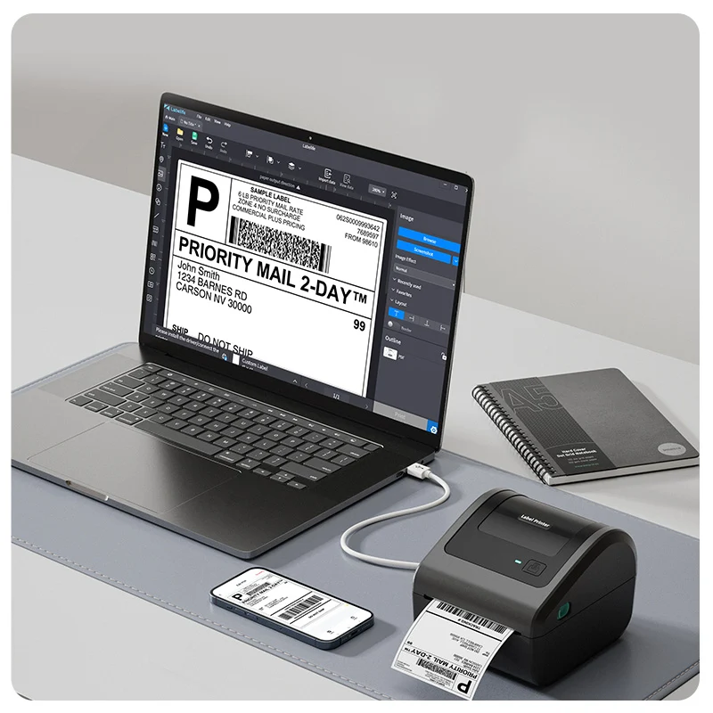 [New Arrival] Phomemo D450-BT Bluetooth Shipping Label Printer