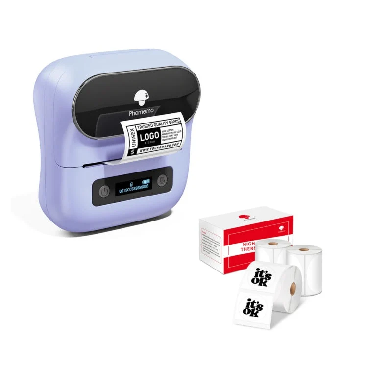 Phomemo M220 Bluetooth Portable Thermal Business Label Maker Kit
