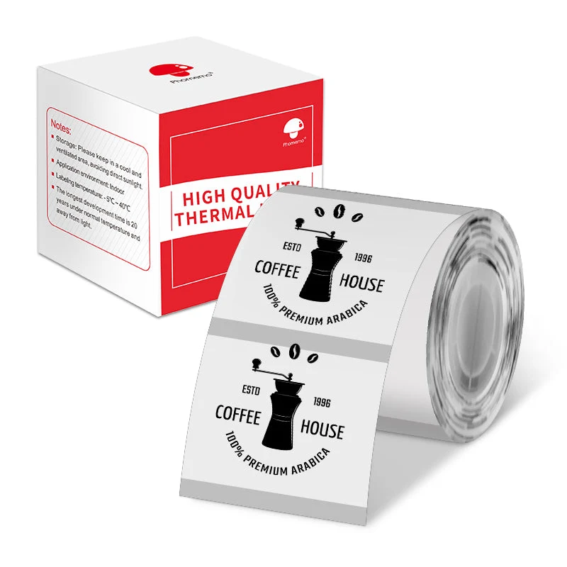 Phomemo 70x80mm Transparent Thermal Label for M200/M220/M221