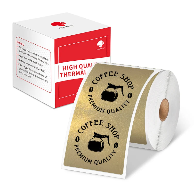 Phomemo 50×80mm Golden Thermal Label For M110/M120/M200/M220/M221/M150