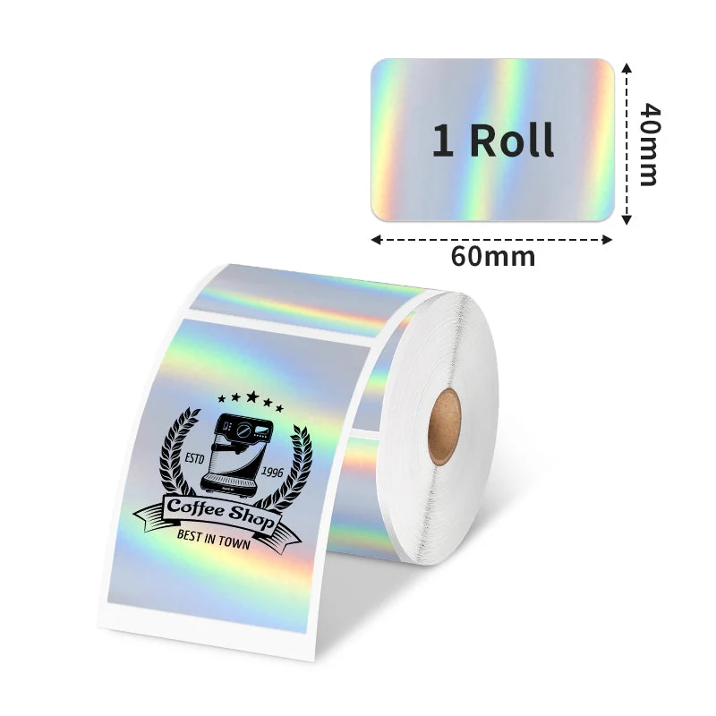 Phomemo 60×40mm Holographic Name Thermal Label For M200/M220/M221