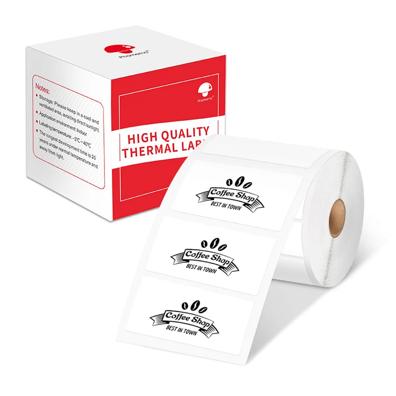 Phomemo 45×20mm White Thermal Label For M110/M120/M200/M220/M221/M150-1 Roll