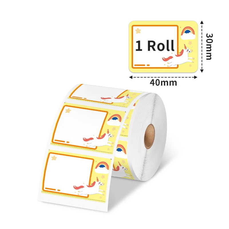 Phomemo 40×30mm Name Thermal Label For M110/M120/M200/M220/M221/M150-1 Roll