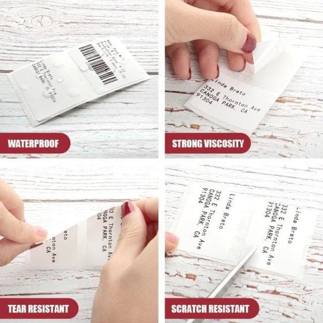 Phomemo 25×15mm White Thermal Label For M110/M120/M200/M220/M221/M150-1 Roll