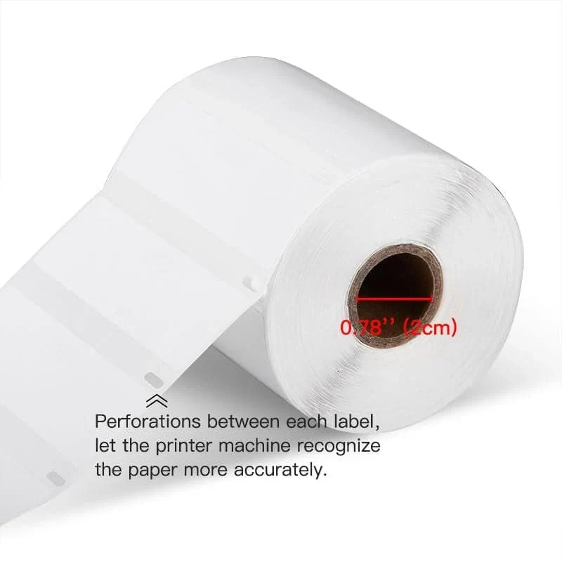 Phomemo 3 1/2"x1 1/8" Thermal Direct Shipping Barcode Label (1050 Labels)