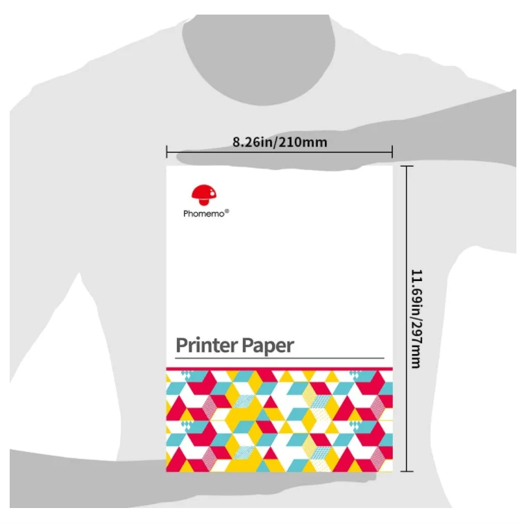 Phomemo Quick Dry 8.26x11.69" A4 Thermal Paper for M08F/M832/M08D/P831/Q302