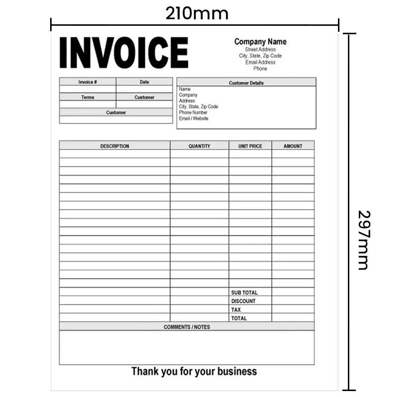 Phomemo Quick Dry 8.26x11.69" A4 Thermal Paper for M08F/M832/M08D/P831/Q302