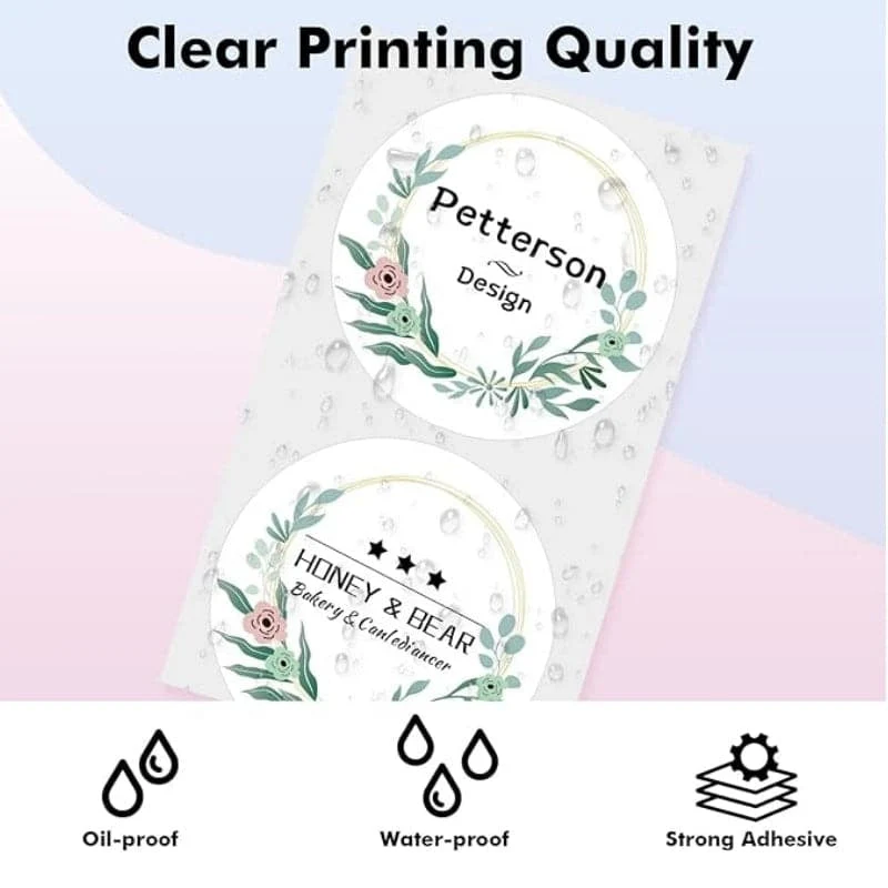 Phomemo 2" Thermal Round Label for Shipping Label Printer