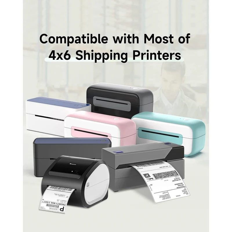 Phomemo 2.25"x1.25" Laser Thermal Shipping Labels