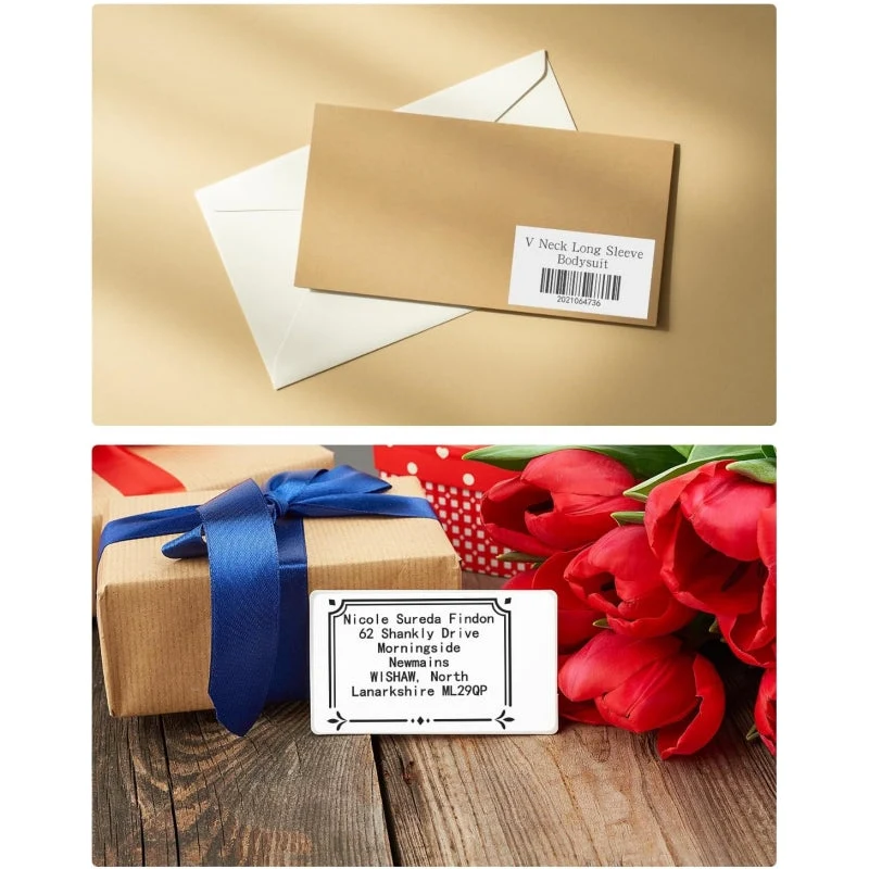 Phomemo 3"x2" 1240PCS Direct Thermal Shipping Labels