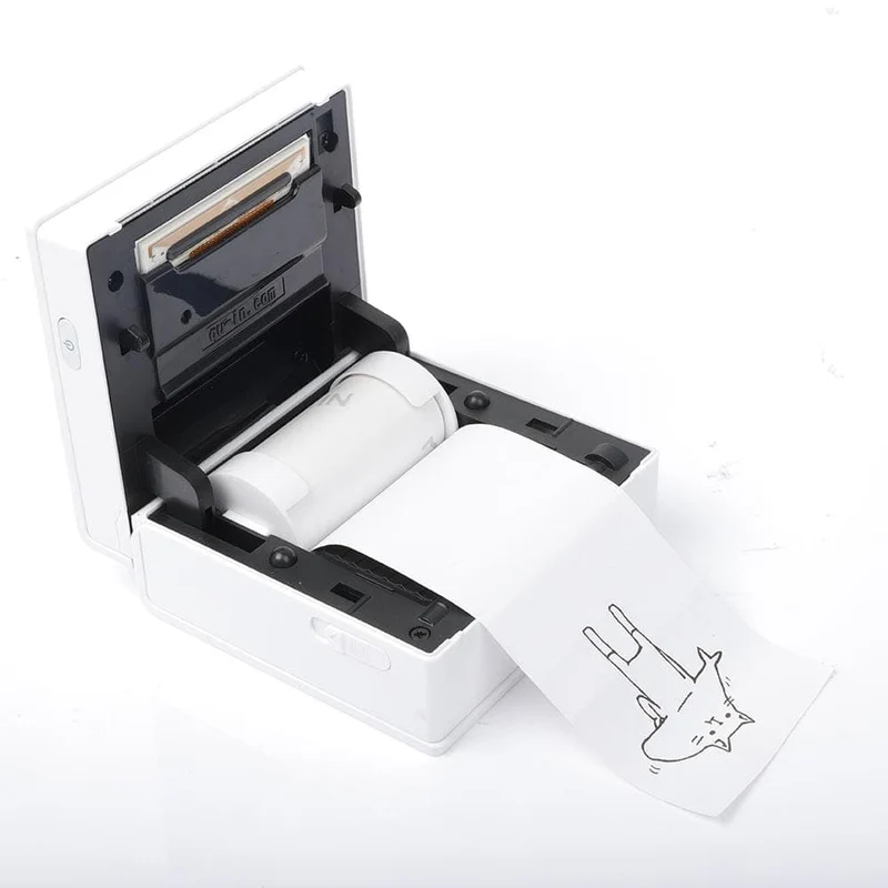 Phomemo 53mm White Non-Adhesive 10-Year-Lasting Thermal Paper for M02/M02S/M02Pro/M03/M03AS/M04S/M04AS/M832 3 Rolls