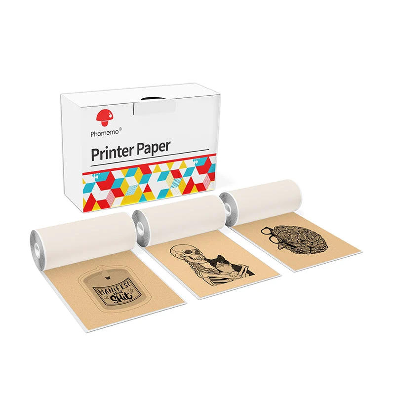 Phomemo 53mm Golden Sparkle Sticker Thermal Paper for M02/M02S/M02Pro/M03/M03AS/M04S/M04AS/M832 3 Rolls