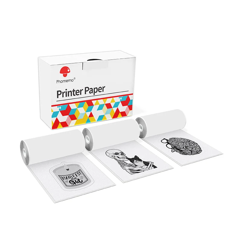 Phomemo 53mm Silver Sparkle Sticker Thermal Paper for M02/M02S/M02Pro/M03/M03AS/M04S/M04AS/M832 3 Rolls