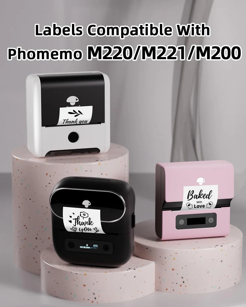 Phomemo 70×40mm White Label for M200/M220/M221 Label Printer