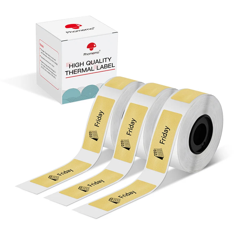 Phomemo 14x40mm Golden Thermal Label for D30/D35/Q30/Q30S