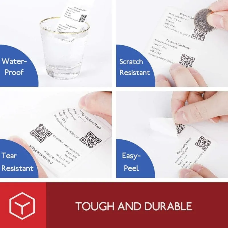 Phomemo 50×30mm White Thermal Label for M110/M220/M150/M120/M200/M221-3 Roll