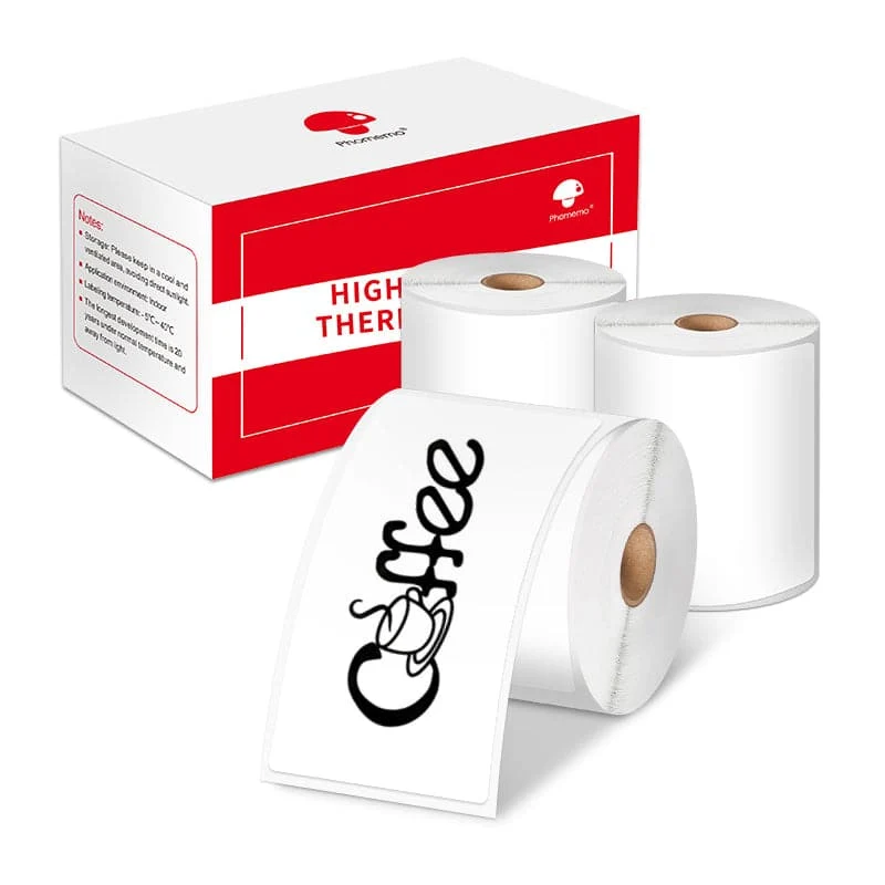 Phomemo 50×80mm White Thermal Label For M110/M120/M200/M220/M221/M150