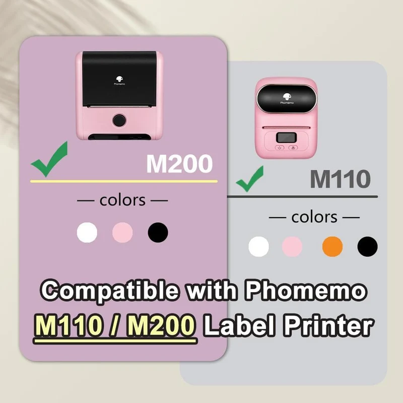 Phomemo 20×10mm White Thermal Label For M110/M120/M200/M220/M221