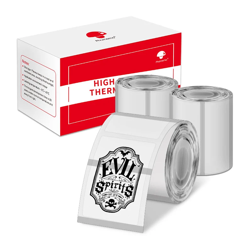 Phomemo 40×60mm Transparent Thermal Label for M110/M120/M200/M150/M220/M221-3 Roll