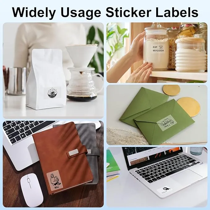 Phomemo 40×60mm Transparent Thermal Label for M110/M120/M200/M150/M220/M221-3 Roll