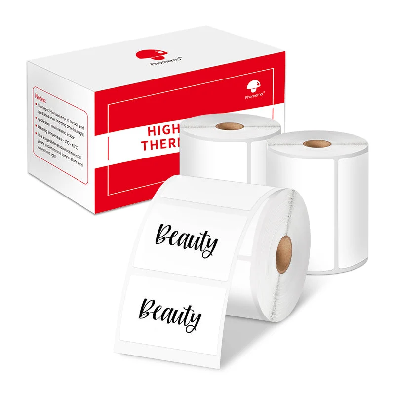 Phomemo 40×20mm White Thermal Label for M110/M120/M200/M220/M221/M150-3 Roll