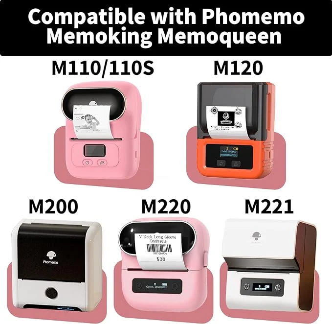 Phomemo 50×20mm White Thermal Label For M220/M200/M120/M110/M221/M150