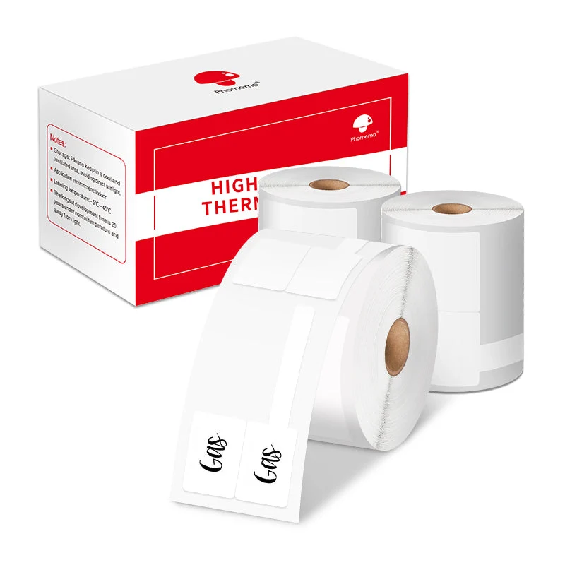 Phomemo 25×30mm Jewelry Price White Thermal Label For M110/M150/M120/M200/M220/M221-3 Roll