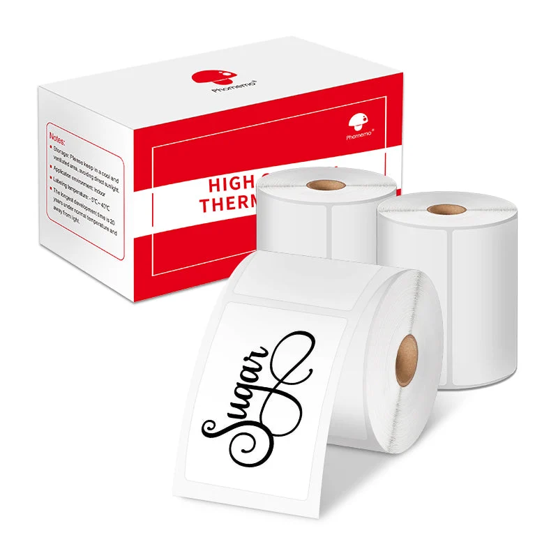 Phomemo 40×60mm White Thermal Label For M110/M120/M200/M220/M221/M150-3 Roll