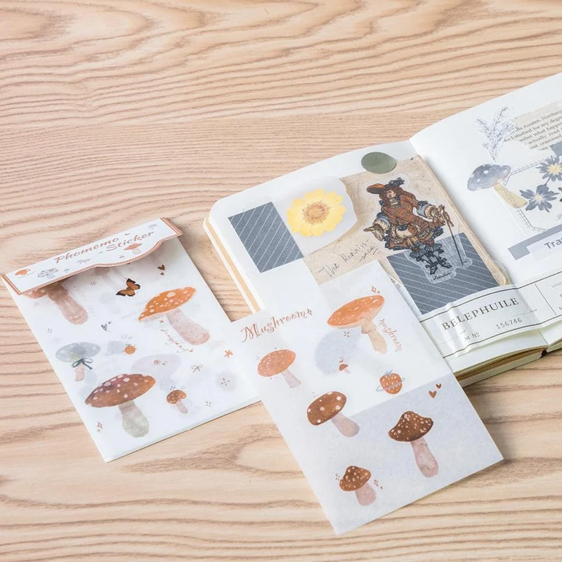 Phomemo Mushroom Translucent Sticker