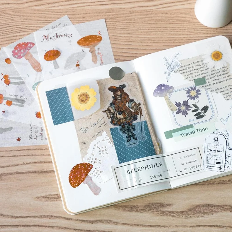 Phomemo Mushroom Translucent Sticker
