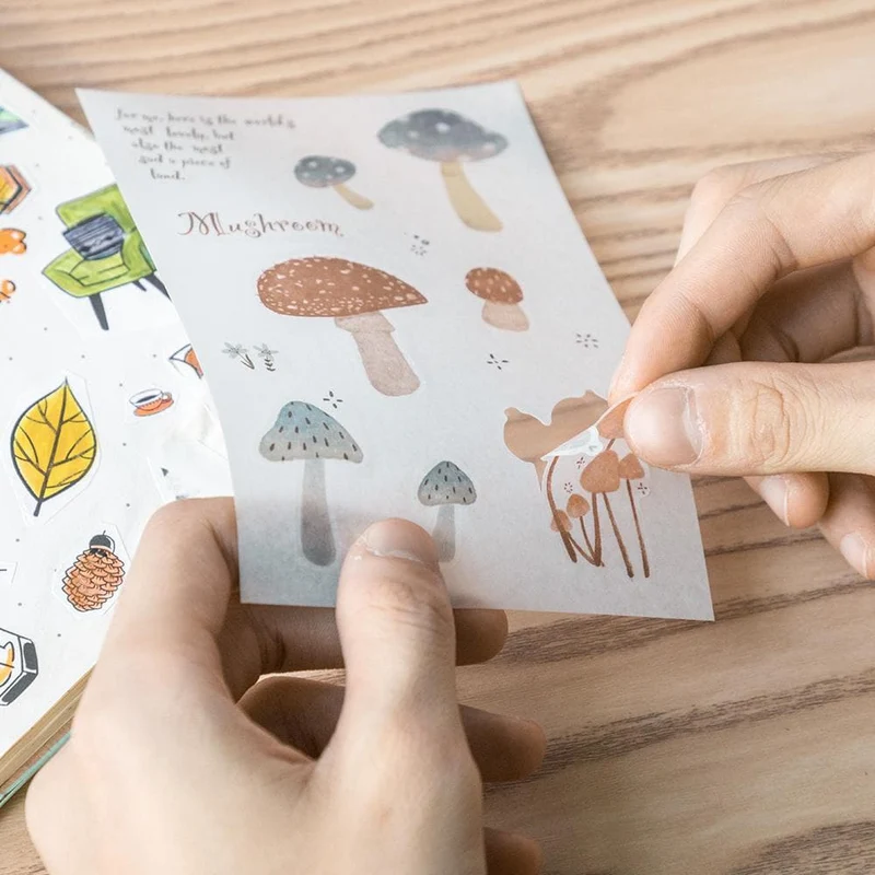 Phomemo Mushroom Translucent Sticker