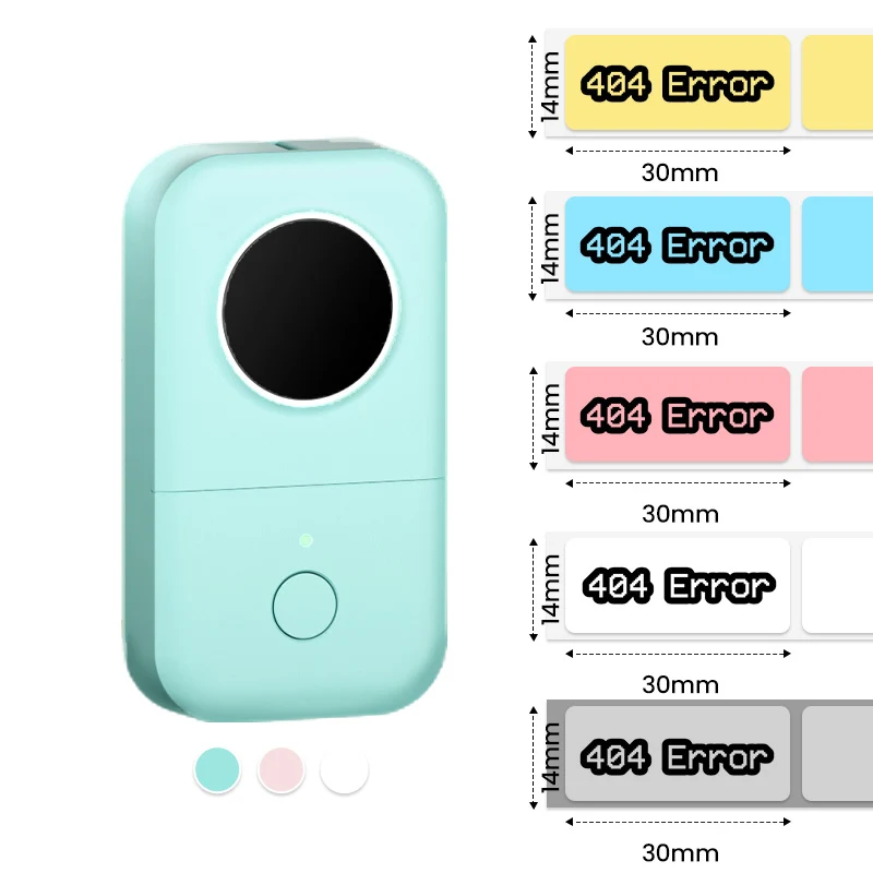 Phomemo D30 Gray Bluetooth Label Maker & 5 rolls of labels (Option: Storage Bag)