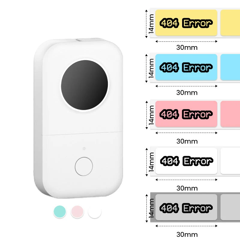 Phomemo D30 Bluetooth Label Maker & 5 rolls of labels (Option: Storage Bag)