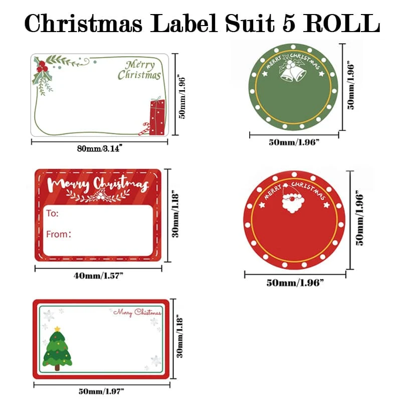 Phomemo Christmas Release Xmas Labels for M110/M120/M200/M220/M221/M150