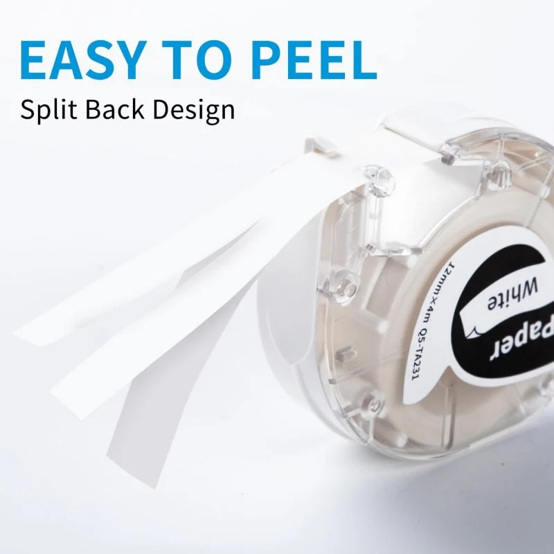Phomemo 12mmx2m White Fabric Iron-on Label Tape for P12/P12PRO