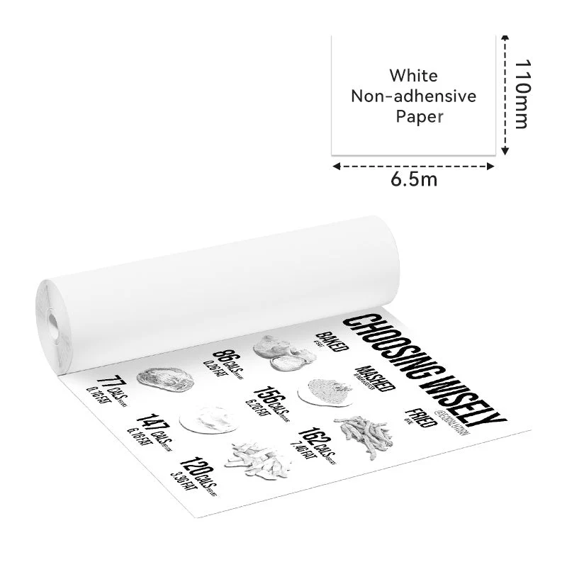 Phomemo 110mm Paper for M04S/M04AS/M832 | 3 Rolls