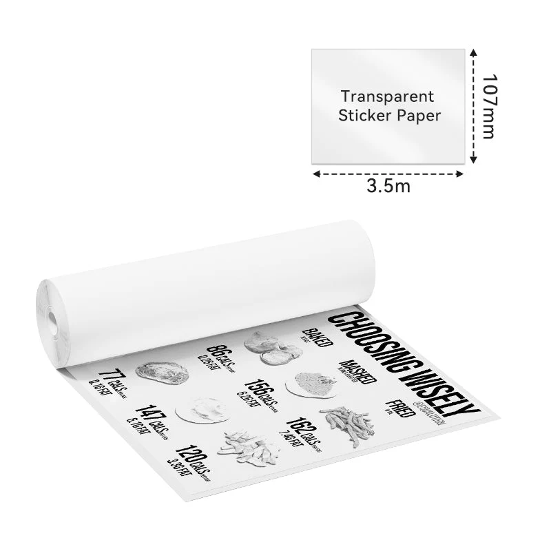 Phomemo 110mm Paper for M04S/M04AS/M832 | 3 Rolls