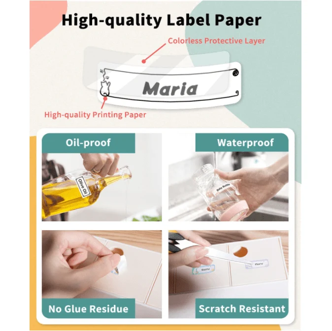 Phomemo 12x40mm Thermal Label for D30/D35/Q30/Q30S