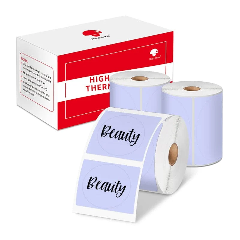 Phomemo 50×50mm Round Thermal Label for M110/M120/M200/M220/M221/M150