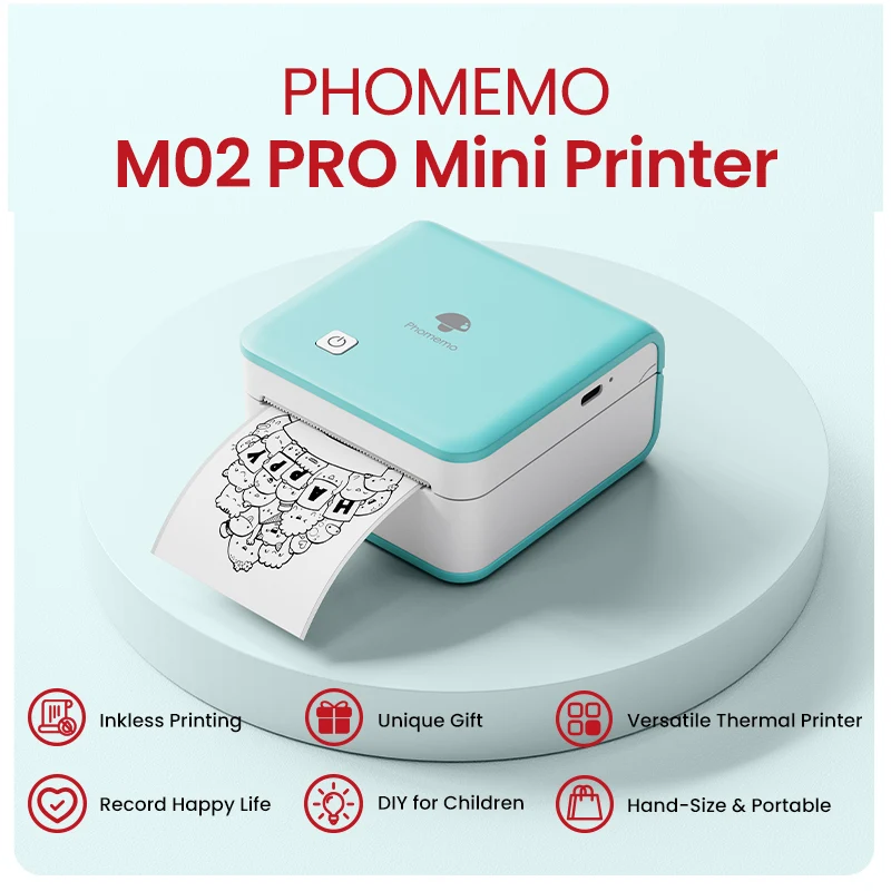 Phomemo M02 PRO Bluetooth Mini Printer