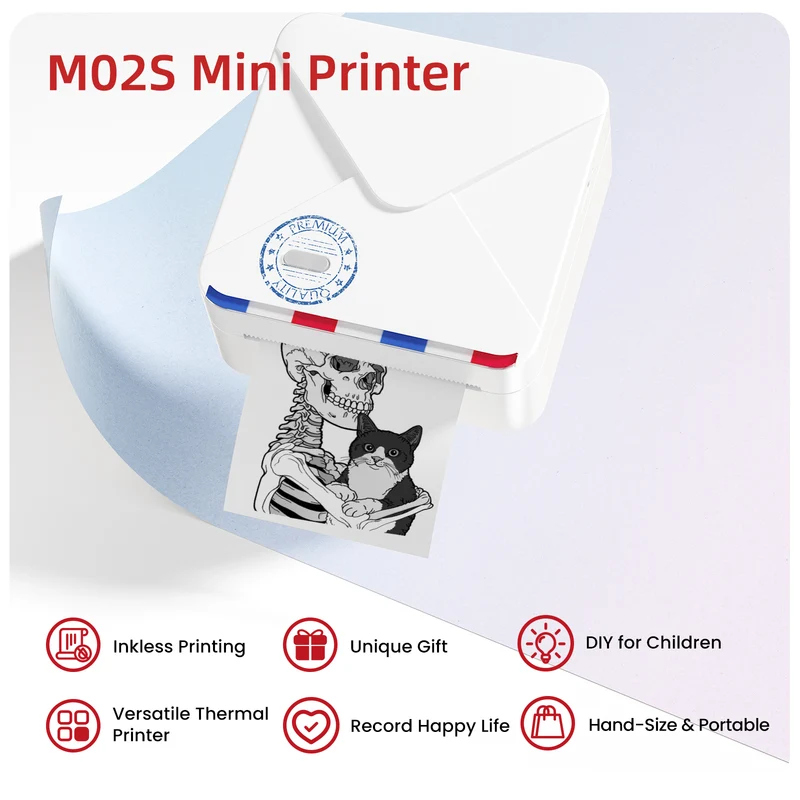 Phomemo M02S Bluetooth Mini Printer