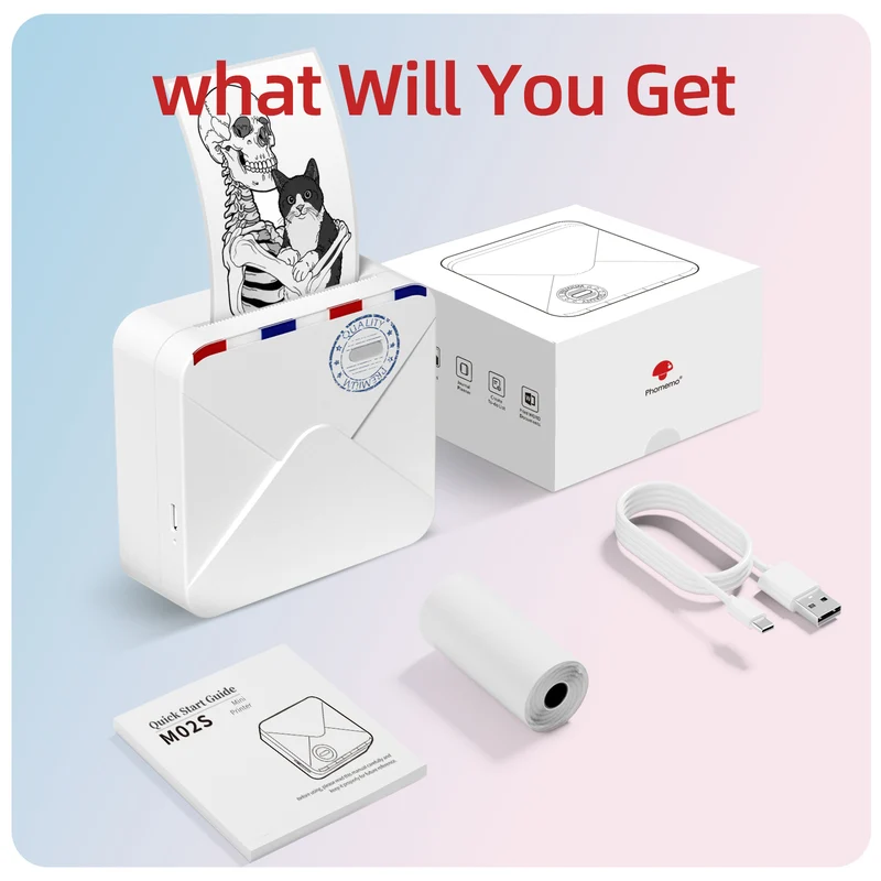 Phomemo M02S Bluetooth Mini Printer