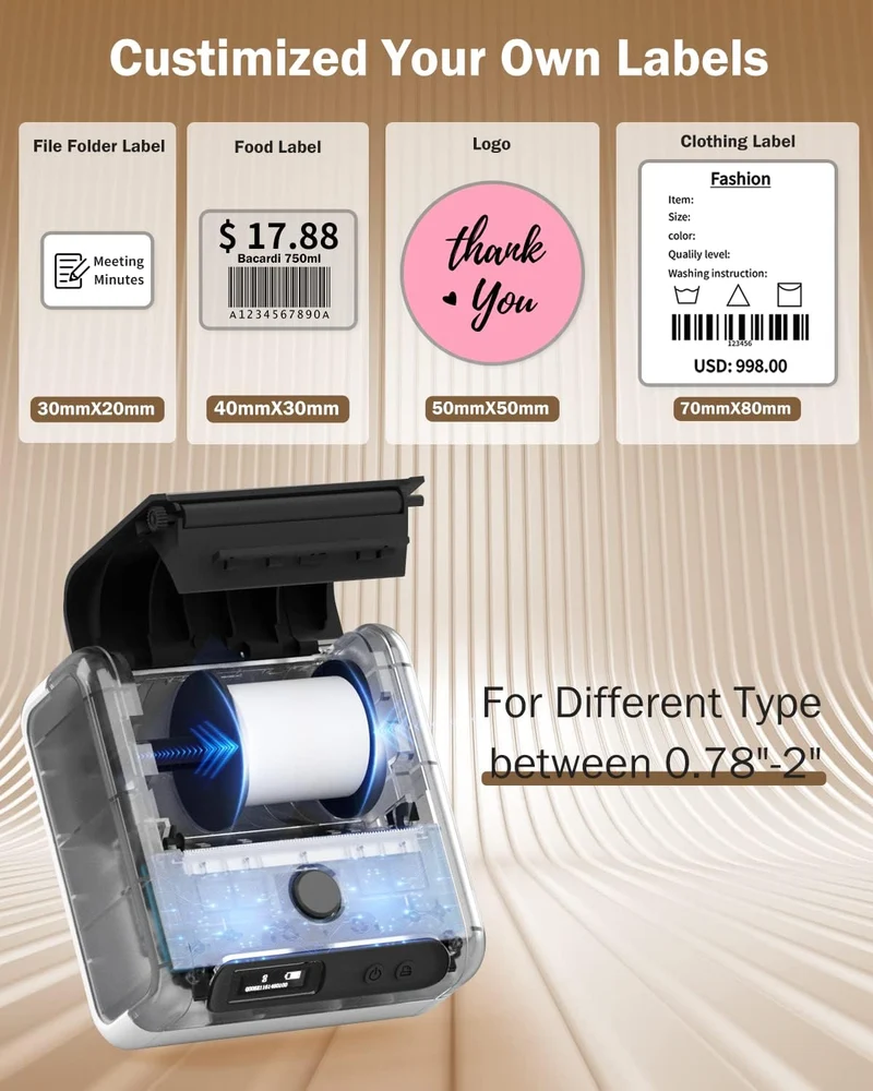 Phomemo M200 Bluetooth Portable Thermal Business Label Maker