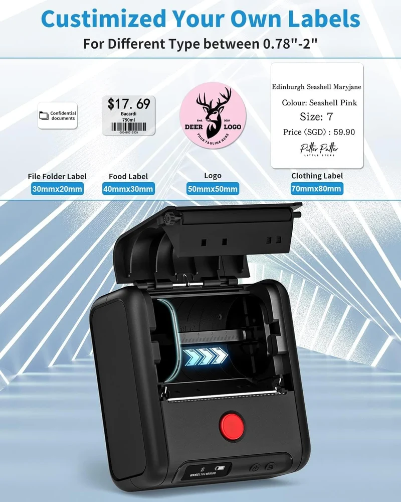 Phomemo M200 Bluetooth Portable Thermal Business Label Maker